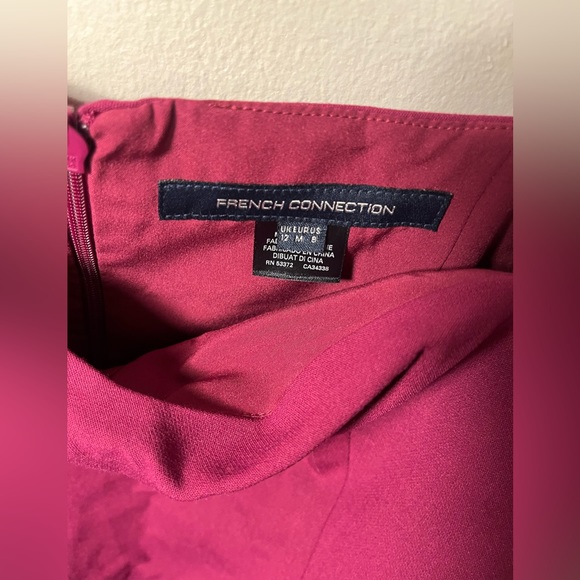 French Connection raspberry pink dress, size medium - Picture 4 of 6